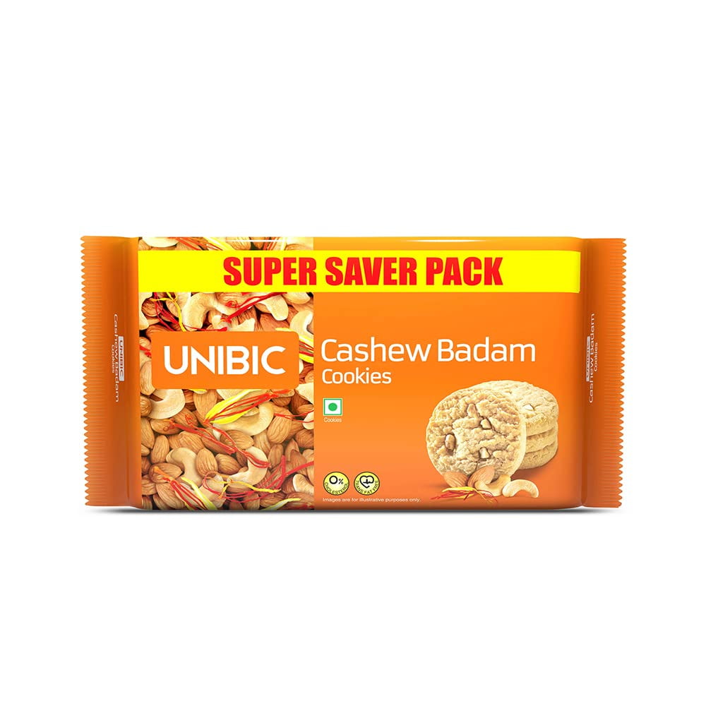 Unibic Cookies, Cashew Badam Cookies, 500G
